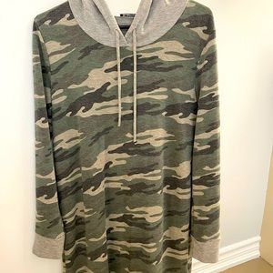 Camo Hooded Dress